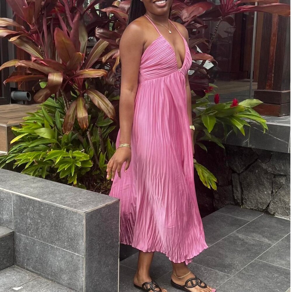 ALC PLEATED dress - Picture 3 of 6